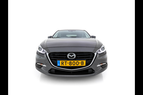 Mazda 3 2.0 SkyActiv-G 120 GT-M (INCL-BTW) *LUXURY-LEATHER | FULL-LED | ADAPTIVE-CRUISE | BLIND-SPOT |  BOSE-SOUND | CAMERA | KEYLESS | DAB+ | HEATED-SPORTSEATS | NAVI-FULLMAP | HEAD-UP | PRIVACY-GLASS | LANE-ASSIST | 18''A