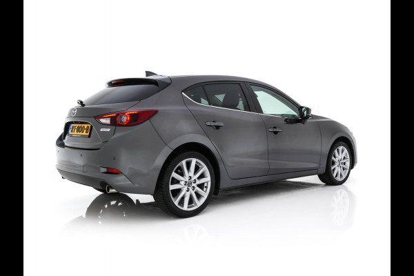 Mazda 3 2.0 SkyActiv-G 120 GT-M (INCL-BTW) *LUXURY-LEATHER | FULL-LED | ADAPTIVE-CRUISE | BLIND-SPOT |  BOSE-SOUND | CAMERA | KEYLESS | DAB+ | HEATED-SPORTSEATS | NAVI-FULLMAP | HEAD-UP | PRIVACY-GLASS | LANE-ASSIST | 18''A