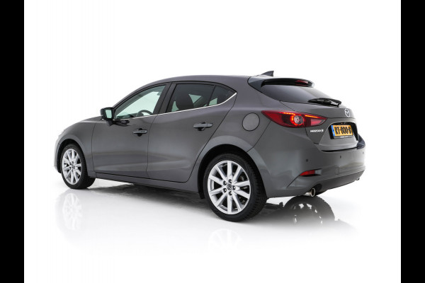 Mazda 3 2.0 SkyActiv-G 120 GT-M (INCL-BTW) *LUXURY-LEATHER | FULL-LED | ADAPTIVE-CRUISE | BLIND-SPOT |  BOSE-SOUND | CAMERA | KEYLESS | DAB+ | HEATED-SPORTSEATS | NAVI-FULLMAP | HEAD-UP | PRIVACY-GLASS | LANE-ASSIST | 18''A