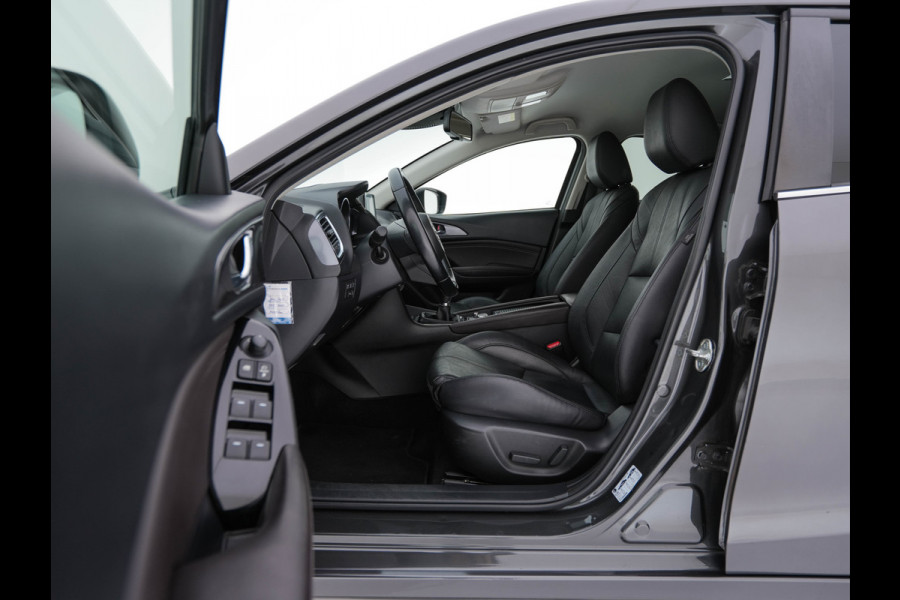 Mazda 3 2.0 SkyActiv-G 120 GT-M (INCL-BTW) *LUXURY-LEATHER | FULL-LED | ADAPTIVE-CRUISE | BLIND-SPOT |  BOSE-SOUND | CAMERA | KEYLESS | DAB+ | HEATED-SPORTSEATS | NAVI-FULLMAP | HEAD-UP | PRIVACY-GLASS | LANE-ASSIST | 18''A