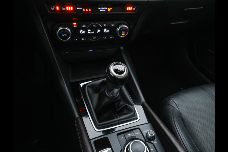 Mazda 3 2.0 SkyActiv-G 120 GT-M (INCL-BTW) *LUXURY-LEATHER | FULL-LED | ADAPTIVE-CRUISE | BLIND-SPOT |  BOSE-SOUND | CAMERA | KEYLESS | DAB+ | HEATED-SPORTSEATS | NAVI-FULLMAP | HEAD-UP | PRIVACY-GLASS | LANE-ASSIST | 18''A