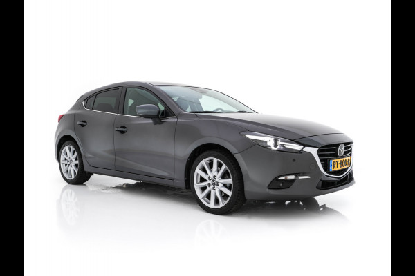 Mazda 3 2.0 SkyActiv-G 120 GT-M (INCL-BTW) *LUXURY-LEATHER | FULL-LED | ADAPTIVE-CRUISE | BLIND-SPOT |  BOSE-SOUND | CAMERA | KEYLESS | DAB+ | HEATED-SPORTSEATS | NAVI-FULLMAP | HEAD-UP | PRIVACY-GLASS | LANE-ASSIST | 18''A