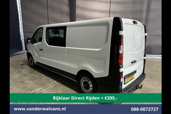 Opel Vivaro 1.6 CDTI 126pk L2H1 Dubbele Cabine Euro6 *Rijklaar Direct Rijden* Airco | 5-Zits | Camera | Navigatie | Trekhaak Cruisecontrol, Parkeersensoren