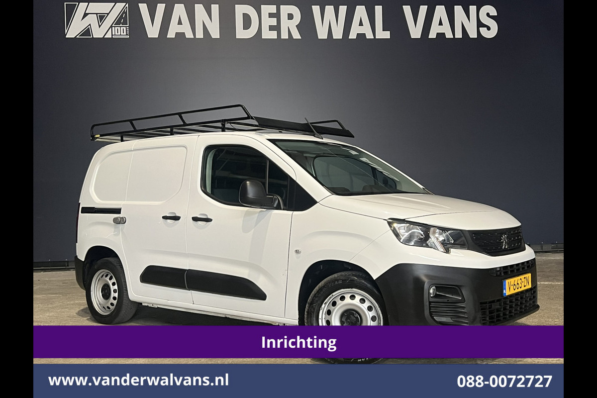 Peugeot Partner 1.6 BlueHDI 100pk L1H1 Inrichting Euro6 Airco | Imperiaal | Apple Carplay | Cruisecontrol Parkeersensoren, Android Auto Peugeot Partner 1.6 BlueHDI 100pk L1H1 Inrichting Euro6 Airco | Imperiaal | Apple Carplay | Cruisecontrol Parkeersensoren, Android Auto