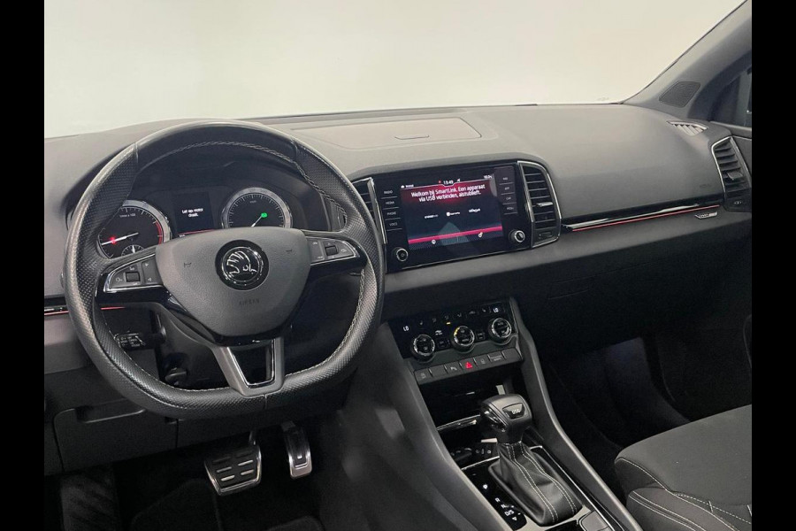 Škoda Karoq 1.5 TSI DSG Sportline Navigatie Apple Carplay/Android Auto Camera Parkeersensoren Cruise Control Elektrische achterklep Stoelverwarming Virtual Cockpit Climate Control Lichtmetalen velgen