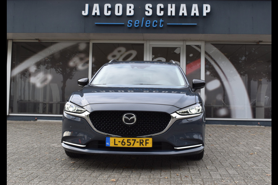 Mazda 6 Sportbreak 2.0 SA G 165 Luxury Automaat  / Navi / Adap. Cruise / 19" LM / Carplay / Cameras / Keyless / Stoelverw. + ventilatie Mazda 6 Sportbreak 2.0 SA G 165 Luxury Automaat  / Navi / Adap. Cruise / 19" LM / Carplay / Cameras / Keyless / Stoelverw. + ventilatie