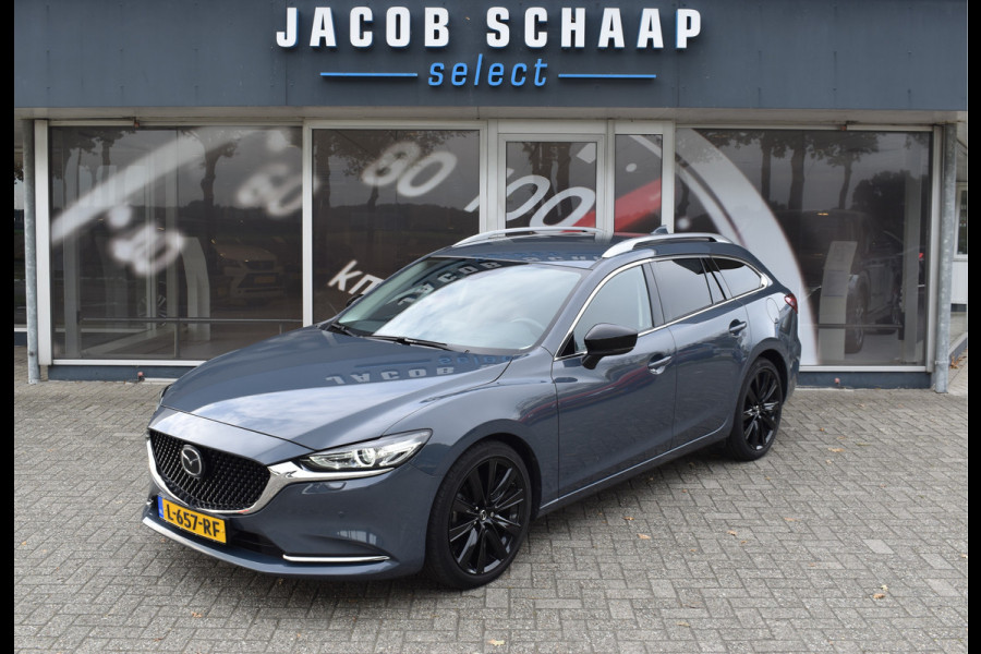 Mazda 6 Sportbreak 2.0 SA G 165 Luxury Automaat  / Navi / Adap. Cruise / 19" LM / Carplay / Cameras / Keyless / Stoelverw. + ventilatie Mazda 6 Sportbreak 2.0 SA G 165 Luxury Automaat  / Navi / Adap. Cruise / 19" LM / Carplay / Cameras / Keyless / Stoelverw. + ventilatie