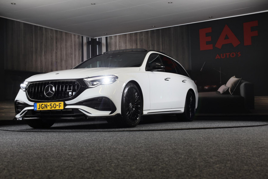 Mercedes-Benz E-Klasse Estate 300 e AMG 53 Look / HYPERSCREEN / Burmester / Acc / Lane Assist / 360 Camera / Pano / Trekhaak / 20 Mercedes-Benz E-Klasse Estate 300 e AMG 53 Look / HYPERSCREEN / Burmester / Acc / Lane Assist / 360 Camera / Pano / Trekhaak / 20