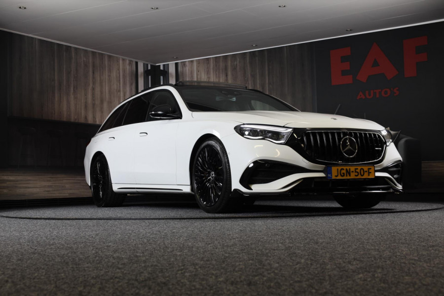 Mercedes-Benz E-Klasse Estate 300 e AMG 53 Look / HYPERSCREEN / Burmester / Acc / Lane Assist / 360 Camera / Pano / Trekhaak / 20 Mercedes-Benz E-Klasse Estate 300 e AMG 53 Look / HYPERSCREEN / Burmester / Acc / Lane Assist / 360 Camera / Pano / Trekhaak / 20