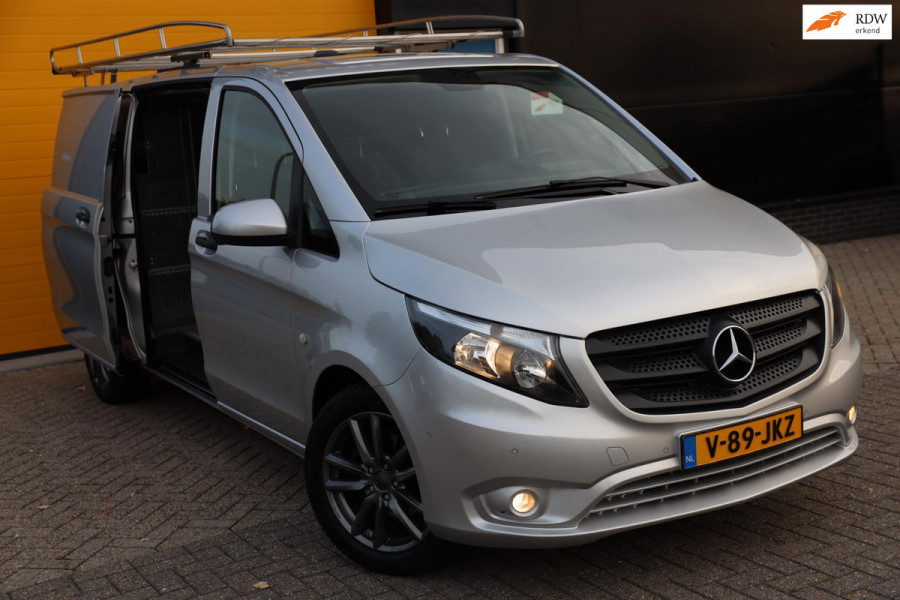 Mercedes-Benz Vito 116 CDI Extra Lang / AUT / 2 x Schuifdeur / 163 Pk / 3 Zits / Camera / Elek Pakket / Imperiaal / Trekhaak