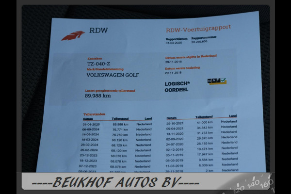 Volkswagen e-Golf Carplay Airco Navi Parksensor Adp Cruise Soh 91%