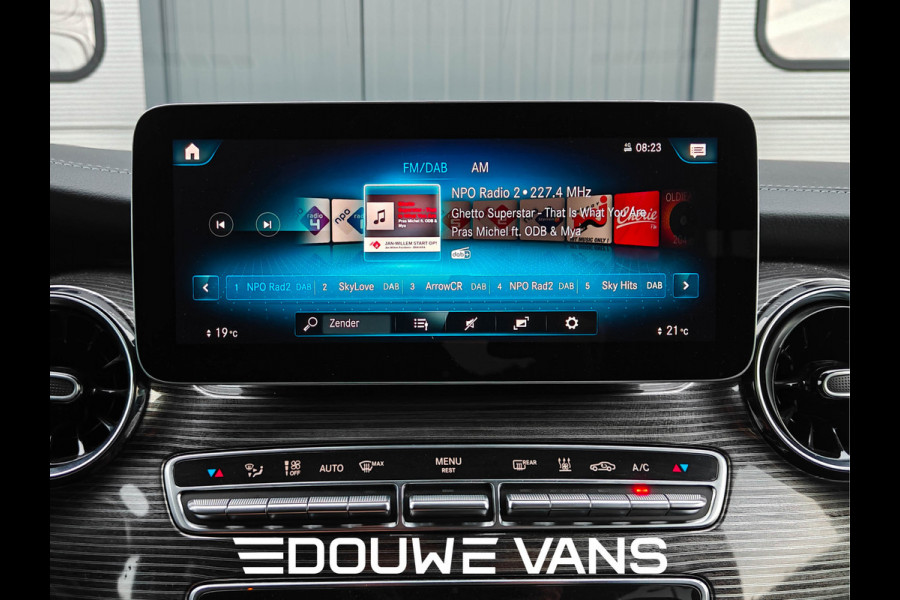 Mercedes-Benz V-Klasse V300 L2 9G-Tronic Automaat MBUX Apple Carplay Burmester 2zits. Dubbel Cabine Mogelijk 360° Camera BPM Vrij
