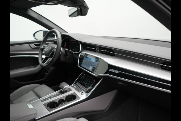 Audi A6 Avant 50 TFSI e quattro S Line Plug In Hybrid 300pk PHEV | Trekhaak Af Fabriek | Panodak | Head Up | Bang & Olufsen | Lederen Sportstoelen Verwarmd | Adaptive Cruise | Apple Carplay | Camera | Blis | Navigatie | Virtual | DAB | JGS-28-R