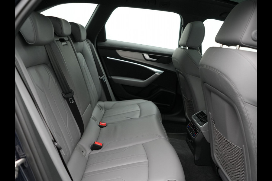 Audi A6 Avant 50 TFSI e quattro S Line Plug In Hybrid 300pk PHEV | Trekhaak Af Fabriek | Panodak | Head Up | Bang & Olufsen | Lederen Sportstoelen Verwarmd | Adaptive Cruise | Apple Carplay | Camera | Blis | Navigatie | Virtual | DAB | JGS-28-R