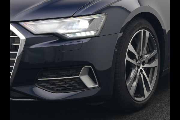 Audi A6 Avant 50 TFSI e quattro S Line Plug In Hybrid 300pk PHEV | Trekhaak Af Fabriek | Panodak | Head Up | Bang & Olufsen | Lederen Sportstoelen Verwarmd | Adaptive Cruise | Apple Carplay | Camera | Blis | Navigatie | Virtual | DAB | JGS-28-R