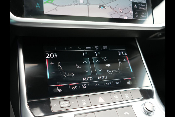 Audi A6 Avant 50 TFSI e quattro S Line Plug In Hybrid 300pk PHEV | Trekhaak Af Fabriek | Panodak | Head Up | Bang & Olufsen | Lederen Sportstoelen Verwarmd | Adaptive Cruise | Apple Carplay | Camera | Blis | Navigatie | Virtual | DAB | JGS-28-R