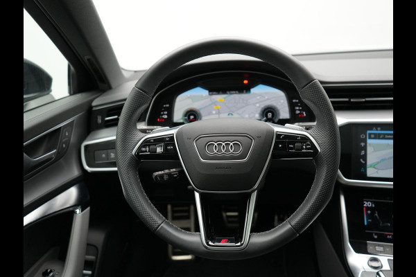 Audi A6 Avant 50 TFSI e quattro S Line Plug In Hybrid 300pk PHEV | Trekhaak Af Fabriek | Panodak | Head Up | Bang & Olufsen | Lederen Sportstoelen Verwarmd | Adaptive Cruise | Apple Carplay | Camera | Blis | Navigatie | Virtual | DAB | JGS-28-R