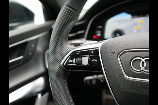 Audi A6 Avant 50 TFSI e quattro S Line Plug In Hybrid 300pk PHEV | Trekhaak Af Fabriek | Panodak | Head Up | Bang & Olufsen | Lederen Sportstoelen Verwarmd | Adaptive Cruise | Apple Carplay | Camera | Blis | Navigatie | Virtual | DAB | JGS-28-R