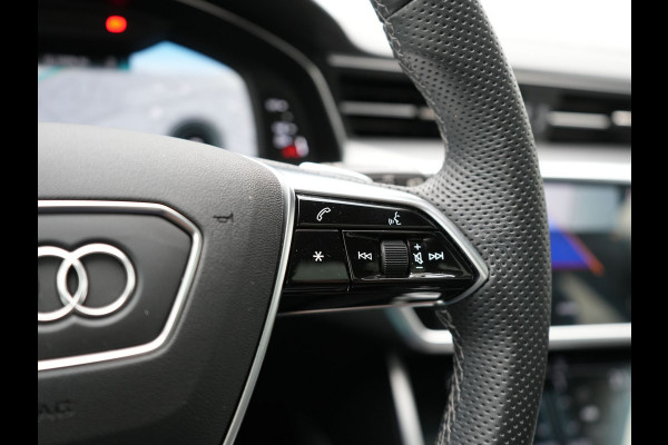 Audi A6 Avant 50 TFSI e quattro S Line Plug In Hybrid 300pk PHEV | Trekhaak Af Fabriek | Panodak | Head Up | Bang & Olufsen | Lederen Sportstoelen Verwarmd | Adaptive Cruise | Apple Carplay | Camera | Blis | Navigatie | Virtual | DAB | JGS-28-R