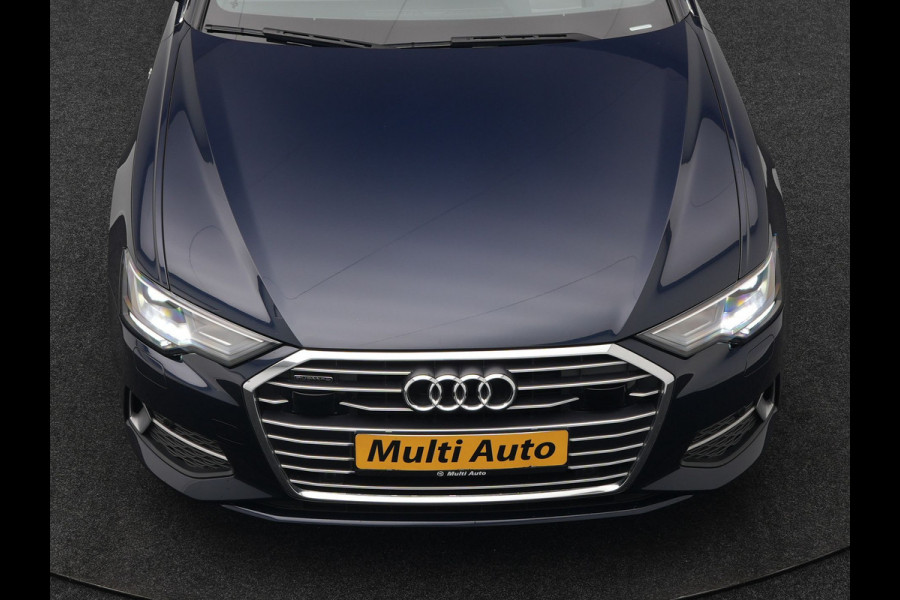 Audi A6 Avant 50 TFSI e quattro S Line Plug In Hybrid 300pk PHEV | Trekhaak Af Fabriek | Panodak | Head Up | Bang & Olufsen | Lederen Sportstoelen Verwarmd | Adaptive Cruise | Apple Carplay | Camera | Blis | Navigatie | Virtual | DAB | JGS-28-R