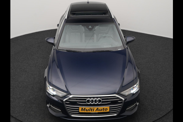 Audi A6 Avant 50 TFSI e quattro S Line Plug In Hybrid 300pk PHEV | Trekhaak Af Fabriek | Panodak | Head Up | Bang & Olufsen | Lederen Sportstoelen Verwarmd | Adaptive Cruise | Apple Carplay | Camera | Blis | Navigatie | Virtual | DAB | JGS-28-R