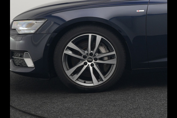 Audi A6 Avant 50 TFSI e quattro S Line Plug In Hybrid 300pk PHEV | Trekhaak Af Fabriek | Panodak | Head Up | Bang & Olufsen | Lederen Sportstoelen Verwarmd | Adaptive Cruise | Apple Carplay | Camera | Blis | Navigatie | Virtual | DAB | JGS-28-R