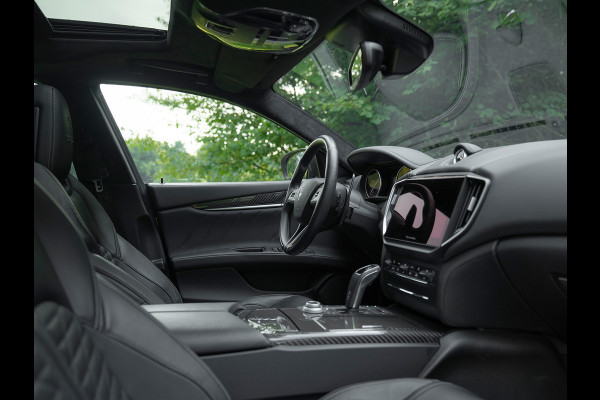 Maserati Ghibli 3.8 V8 Trofeo 580pk | Carbon Ext. Pack | Driver Ass. Pack + | Harman/Kardon | Stoelventilatie Maserati Ghibli 3.8 V8 Trofeo 580pk | Carbon Ext. Pack | Driver Ass. Pack + | Harman/Kardon | Stoelventilatie