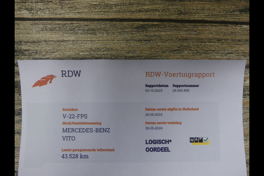 Mercedes-Benz Vito 114 CDI Lang Camera/Airco/Navigatie
