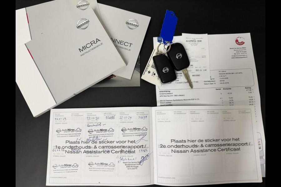 Nissan Micra 0.9 IG-T N-Connecta Cruise control Climate control Navigatie DAB Bluetooth Parkeersensor Nissan Micra 0.9 IG-T N-Connecta Cruise control Climate control Navigatie DAB Bluetooth Parkeersensor