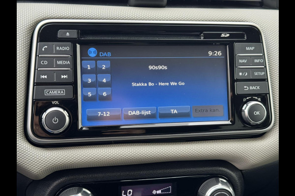 Nissan Micra 0.9 IG-T N-Connecta Cruise control Climate control Navigatie DAB Bluetooth Parkeersensor Nissan Micra 0.9 IG-T N-Connecta Cruise control Climate control Navigatie DAB Bluetooth Parkeersensor