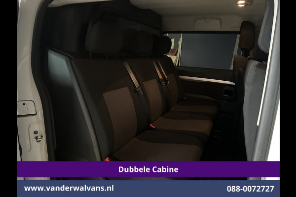 Peugeot Expert 2.0 BlueHDI 123pk L3H1 Dubbele Cabine Euro6 Airco | 6-Zits | Navigatie | 2500kg Trekhaak Apple Carplay, Android Auto, Cruisecontrol, Parkeersensoren, Bijrijdersbank