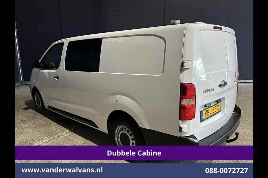 Peugeot Expert 2.0 BlueHDI 123pk L3H1 Dubbele Cabine Euro6 Airco | 6-Zits | Navigatie | 2500kg Trekhaak Apple Carplay, Android Auto, Cruisecontrol, Parkeersensoren, Bijrijdersbank