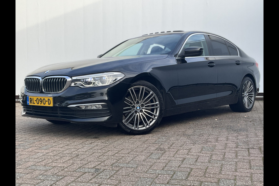 BMW 5 Serie 520D High Executive Pano.dak Leer Memory Stoelverw Led NL-Auto Volledig-OH! BMW 5 Serie 520D High Executive Pano.dak Leer Memory Stoelverw Led NL-Auto Volledig-OH!