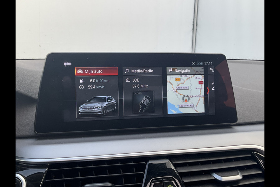 BMW 5 Serie 520D High Executive Pano.dak Leer Memory Stoelverw Led NL-Auto Volledig-OH! BMW 5 Serie 520D High Executive Pano.dak Leer Memory Stoelverw Led NL-Auto Volledig-OH!