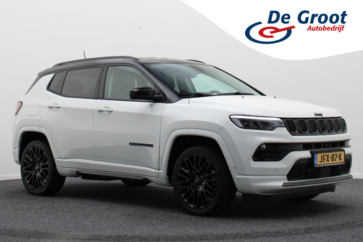 Jeep Compass 4xe 240 Plug-in Hybrid Electric S Leer, Virtual Cockpit, Camera, ACC, Apple Carplay, Rijstrooksensor, 19'' Jeep Compass 4xe 240 Plug-in Hybrid Electric S Leer, Virtual Cockpit, Camera, ACC, Apple Carplay, Rijstrooksensor, 19''