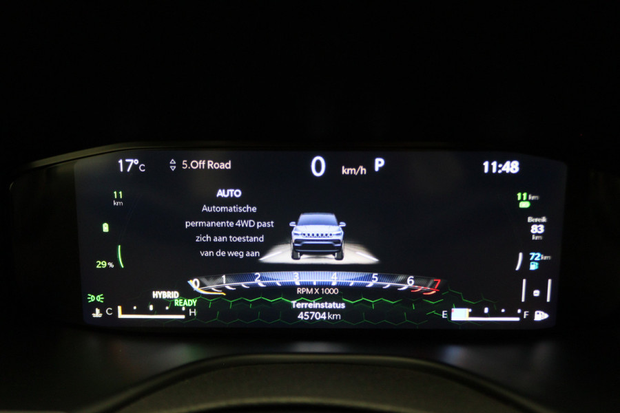 Jeep Compass 4xe 240 Plug-in Hybrid Electric S Leer, Virtual Cockpit, Camera, ACC, Apple Carplay, Rijstrooksensor, 19''