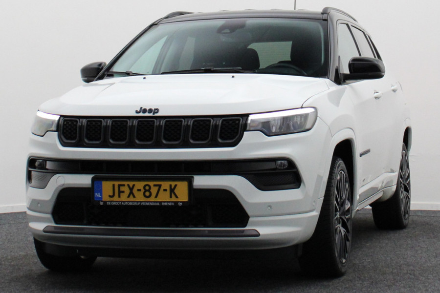 Jeep Compass 4xe 240 Plug-in Hybrid Electric S Leer, Virtual Cockpit, Camera, ACC, Apple Carplay, Rijstrooksensor, 19''