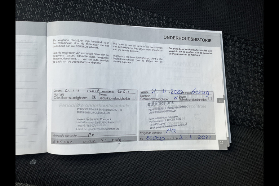 Peugeot 5008 7-Pers 1.2 PureTech Automaat Nav/Cam Carplay Cruise Voll.Onderhouden!