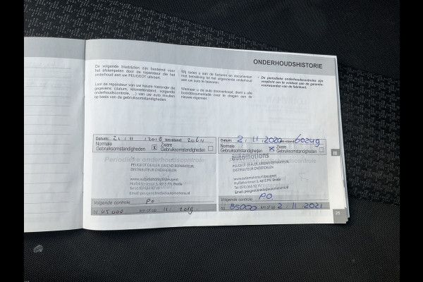 Peugeot 5008 7-Pers 1.2 PureTech Automaat Nav/Cam Carplay Cruise Voll.Onderhouden!