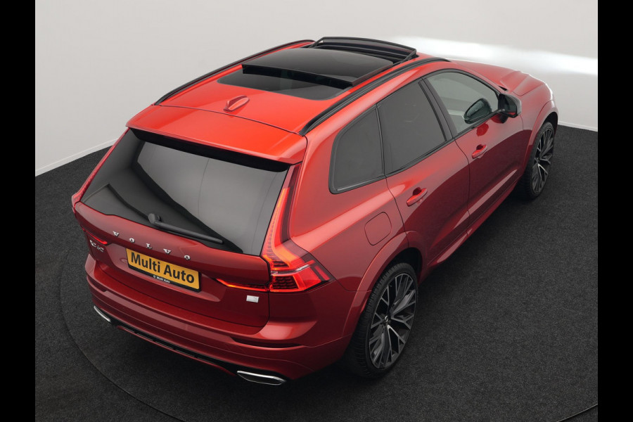 Volvo XC60 T6 AWD R-Design Plug In Hybrid 350pk Dealer O.H PHEV | Panodak | Adaptive Cruise | Head Up | 360 Camera | Harman Kardon Sound | Lederen Sportstoelen Memory & Verwarmd | Harman Kardon Sound | Apple Carplay | Keyless | Blis | Stuur Verwarmd