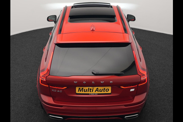 Volvo XC60 T6 AWD R-Design Plug In Hybrid 350pk Dealer O.H PHEV | Panodak | Adaptive Cruise | Head Up | 360 Camera | Harman Kardon Sound | Lederen Sportstoelen Memory & Verwarmd | Harman Kardon Sound | Apple Carplay | Keyless | Blis | Stuur Verwarmd