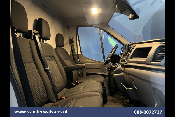 Ford Transit 2.0 TDCI 131pk L4H3 Euro6 Airco | Camera | Cruisecontrol | Verwarmde voorruit Parkeersensoren, Bijrijdersbank