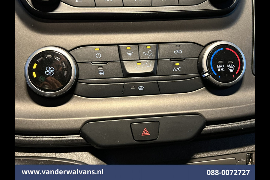 Ford Transit 2.0 TDCI 131pk L4H3 Euro6 Airco | Camera | Cruisecontrol | Verwarmde voorruit Parkeersensoren, Bijrijdersbank