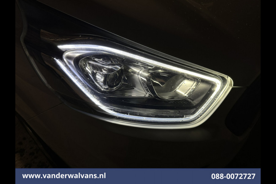 Ford Transit Custom 2.0 TDCI 131pk L2H1 Euro6 Airco | Apple Carplay | Android Auto | LED | Cruisecontrol Stoelverwarming, Verwarmde voorruit, Parkeersensoren, Bijrijdersbank, 2800kg trekvermogen