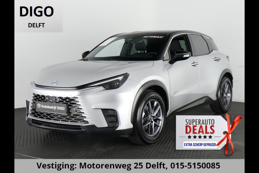 Lexus LBX BUSINESSLINE BI-TONE GARANTIE 2035 ! BI-TONE PRO LINE-PACK.DODE HOEK SENSOR. PDC V+A STUUR/STOEL VERWARMING