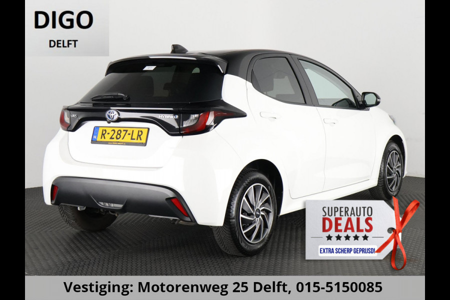 Toyota Yaris 1.5 HYB 1e EIG GARANTIE TOT 11-2032* BLACK & WHITE BIJNA 2023. CLOUD NAVI.CLIMA.CRUISE