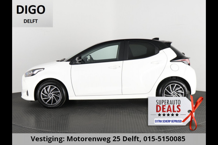 Toyota Yaris 1.5 HYB 1e EIG GARANTIE TOT 11-2032* BLACK & WHITE BIJNA 2023. CLOUD NAVI.CLIMA.CRUISE