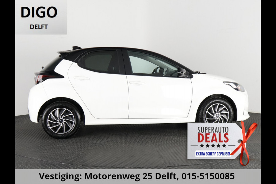 Toyota Yaris 1.5 HYB 1e EIG GARANTIE TOT 11-2032* BLACK & WHITE BIJNA 2023. CLOUD NAVI.CLIMA.CRUISE