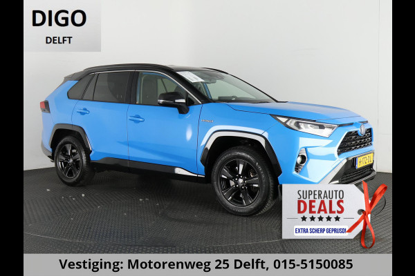 Toyota RAV4 2.5 HYBRID BI-TONE PACK AUTOMAAT GARANTIE 2030* TREKHAAK. ALARM.CYAAN BITONE METALLIC! Toyota RAV4 2.5 HYBRID BI-TONE PACK AUTOMAAT GARANTIE 2030* TREKHAAK. ALARM.CYAAN BITONE METALLIC!