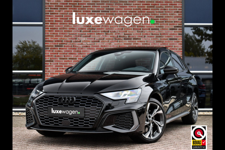 Audi A3 Sportback 40 TFSI e S-Line Pano ACC S-zetels 18inch Audi A3 Sportback 40 TFSI e S-Line Pano ACC S-zetels 18inch